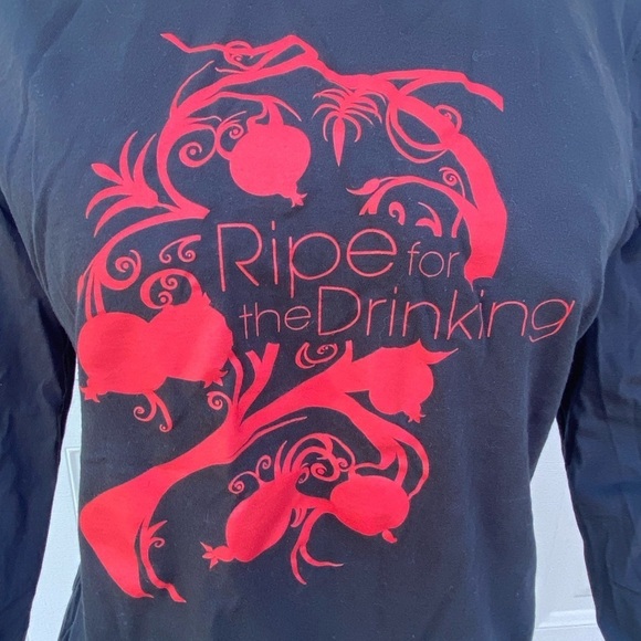 Dekuyper Black Graphic Long Sleeve Top - Picture 2 of 4